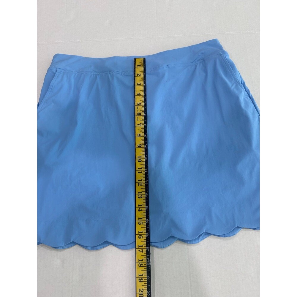 Renwick (RNWK) Skort Women's Size L Periwinkle Athletic Golf Scalloped Hem - Picture 7 of 10